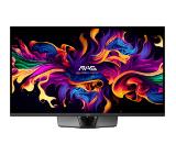 MSI MAG 322UP QD-OLED E16 Gaming Monitor, 31.5", 0.03ms, 165Hz, 3840x2160, G-SYNC, AMD FreeSync Premium Pro, AI Vision, Console Mode, ClearMR 10000, HDR True Black 400, Type-C(15W PD), DP(1.4a), 2xHDMI(2.1), Pivot, Heigh Adj., VESA 100, Black, 7.7kg