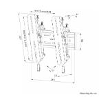 Neomounts Level-850 TV mount wall 24-65" - tiltable - lockable - fast installation