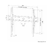 Neomounts Level-850 TV mount wall 42-86" - fixed - lockable - fast installation
