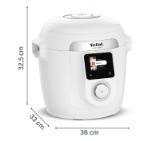 Tefal CY9621F2 Epc Cook4Me 10In1 W/O Grid Wht