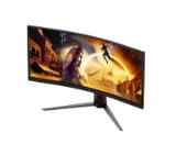 AOC CU34G4CA, 34" Curved 1500R, Fast VA, WLED, 3440x1440@180Hz, 1ms GtG, 0.5ms MPRT, 450cd m/2, 3000:1, Adaptive Sync, FlickerFree, Low Blue Light, Tilt, Height Adjust, Swivel, 2xHDMI, DP, USB hub