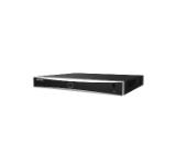 HikVision 16-ch PoE 1U K Series AcuSense 4K NVR, Up to 2-ch@12 MP (2x12 MP/4x8 MP/8x4 MP/16x1080p), H.265+, Up to 160 Mbps, 2 SATA HDD up to 16TB each, 2x USB 2.0; Video input: HDMI 1-ch, 4K (3840x2160)/30 Hz, VGA 1-ch, 1920x1080/60 Hz