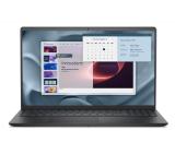 Dell Pro 15 Essential PV15250, Intel Core 3 100U (6 cores, up to 4.7 GHz), 15.6" FHD (1920x1080) 120Hz WVA AG, 8GB, 1x8GB, DDR5, 4400MT/s, 512GB M.2 PCIe NVMe, Intel UHD Graphics, HD RGB cam, Wi-Fi 6, FPR, BG kbd, Ubuntu, Carbon, 3Y PS