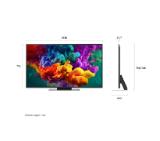 LG 55QNED86B3B, 55" 4K QNED MiniLED Smart TV, 3840x2160, 120Hz Native (VRR 144Hz), DVB-T2/C/S2, Alpha 7 AI Processor, HDR10 / HLG, Dolby Vision, webOS 26 ThinQ, VRR / ALLM / HGiG, 4K Super Upscaling, WiFi 5, Bluetooth 5.3, AirPlay 2, LAN, CI, HDMI, AI