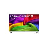 LG 85NU800B3LA, 85" NANO 4K UHD, 3840x2160, DVB-T2/C/S2, AI Alpha 7, HDR 10, webOS 26, ThinQ AI, VRR, ALLM, HGiG, WiFi, Clear Voice, 4K Super Upscaling, Bluetooth 5.3, Hdmi e-ARC , CI, LAN, AirPlay2, AI Sound Pro, Google Cast, 2 Pole stand, Black