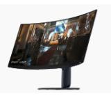 Dell Alienware AW3426DW, 34" QD-OLED 21:9, UW-QHD 3440x1440, AR, 99% DCI-P3, NVIDIA G-SYNC Compatible + AMD FreeSync, 280Hz, 0.03 ms GTG, 1,500,000:1, 300 cd/m2, HDR, VRR, HDMI, DP, USB Hub, Height Adjustable, Pivot, Swivel, Tilt, Black