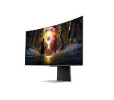 Samsung LS34DG850, 34'' CURVED Odyssey G8 OLED, 1800R, 175 Hz, 0.1 ms GTG, 21:9, 3440 x 1440, Smart, 2xUSB C, Mini DP, Micro HDMI 2.1, Wi-Fi 5, BT 5.2, Speakers, 178°/178°, Silver + Logitech G102 Mouse, Lightsync RGB, 8000 DPI, 6 Programmable Buttons