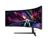 Samsung LS57CG952, 57" Odyssey Neo G95NC 57" Quantum Mini-LED Dual UHD, 7680x2160, 240Hz 1ms, HDMI, USB Hub, White/Black + Logitech G102 Mouse, Lightsync RGB, 8000 DPI, 6 Programmable Buttons, Black