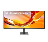 LG 34U620B-B, 34" UltraWide  21:9, VA, Curved, 144 Hz, 5ms, 4000:1, 300cd/m2, WQHD 3440x 1440, sRGB 99%, HDR 10, HDMI, DisplayPort, DP, Reader mode, AMD FreeSync, Tilt, Height (Range), Black