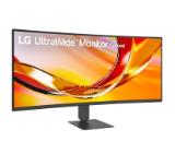 LG 34U620B-B, 34" UltraWide  21:9, VA, Curved, 144 Hz, 5ms, 4000:1, 300cd/m2, WQHD 3440x 1440, sRGB 99%, HDR 10, HDMI, DisplayPort, DP, Reader mode, AMD FreeSync, Tilt, Height (Range), Black