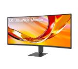 LG 34U640B-B, 34" UltraWide  21:9, VA, Curved, 144 Hz, 5ms, 4000:1, 300cd/m2, WQHD 3440x 1440, sRGB 99%, HDR 10, USB Type-C, PD-65W, HDMI, DisplayPort, DP, Reader mode, AMD FreeSync, KVM Switch, Tilt, Height (Range), Black