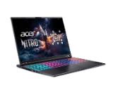Acer Nitro 16S AI, AN16S-61-R44A, AMD Ryzen 7 350 (up to 5.0GHz, 16MB), 16" WQXGA (2560x1600) IPS 180Hz, 1*16GB DDR5 (1 slot free), 1024GB PCIe NVMe SSD, GeForce RTX 5070 8GB GDDR7, FHD Cam, WiFi 6E, BT 5.3, No Os, Black