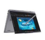 Lenovo ThinkBook 14 2-in-1 G6 Intel Core Ultra 5 325 (up to 4.5GHz, 12MB), 16GB DDR5-5600, 512GB SSD, 14" WUXGA (1920x1200) IPS, Glossy, Touch, Intel Graphics, FHD 1080p&IR Cam, Pen, WLAN, BT, Backlit KB, No FPR, 3 cell, DOS, 3Y Onsite