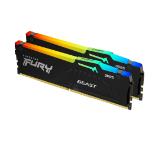 Kingston FURY Beast RGB 32GB (2x16GB) DDR5 6000 MHz CL30 Black