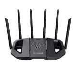 AsusTUF Gaming, BE6500 Dual Band WiFi 7 Router, 4K-QAM, Multi-Link Operation (MLO), Quad 2.5GbE port, Mobile Game Mode, Gear Accelerator, Gaming Port, Open NAT, Smart Home Master, Subscription-Free Security,  AiMesh support, 4G/5G Auto Mobile Tethering