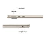 Apple MacBook Air 13.6: Apple M5 chip with 10-core CPU and 8-core GPU, 16GB, 512GB SSD - Starlight