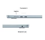 Apple MacBook Air 15.3: Apple M5 chip with 10-core CPU and 10-core GPU, 16GB, 512GB SSD - Sky Blue