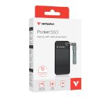 Verbatim Pocket SSD USB 3.2 Gen 2 512GB Black/Grey
