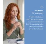 Beurer IH 61 Nebuliser;  DC compressed-air technology; Whisper-quiet operation; Rechargeable; LED indicator displays; up to 4 hours of battery life