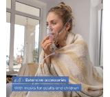 Beurer IH 61 Nebuliser;  DC compressed-air technology; Whisper-quiet operation; Rechargeable; LED indicator displays; up to 4 hours of battery life