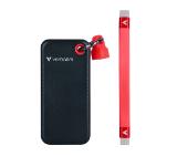 Verbatim Pocket SSD USB 3.2 Gen 2 512GB Black/Red