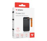 Verbatim Pocket SSD USB 3.2 Gen 2 512GB Black/Orange