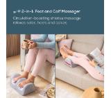 Beurer FM 42 Foot and calf massager; 2-in-1: Foot and calf massager; Soothing Shiatsu foot massage; Optional heat function; up to EU shoe size 48; 3 intensity levels