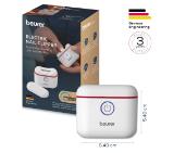 Beurer MP 10 Electric nail clipper; Nails are cut automatically; One-button operation; Ideal for children & the elderly; Two speed settings; LED light; USB-C cable incl.