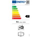 Philips 43PUS8001/12, 43" 4K UHD LED, 3840 x 2160p, 60Hz, 3 sided Ambilight, DVB-T/T2/T2-HD/C/S/S2, CL+2.0, Perfect Pixel UHD, HDR10, HLG, Titan OS, Dolby Atmos, 3*HDMI, 2*USB, 802.11ac, BT 5.2, Easy Link 3.0, 20W RMS, Black