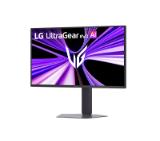 LG 27GM950B-B, UltraGear evo AI GM9,27" Hyper Mini LED 5K, IPS 1ms (GtG),Dual Mode 5K at 165Hz or 330Hz QHD,1000:1,750cd/m2,UHD (5120x2880),HDR 10,DCI-P3 95%, AMD FreeSync,G-SYNC Compatible,HDMI, DP,USB-C (90W PD),2x7W,Tilt,Height Adjust,Pivot, Black