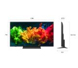 LG 55QNED81B3A, 55" 4K QNED MiniLED Smart TV, 3840x2160, DVB-T2/C/S2, Alpha 7 AI Processor, HDR10/HLG, webOS 26 ThinQ, VRR/ALLM/HGiG, 4K Super Upscaling, WiFi 5, Bluetooth 5.3, AirPlay 2, SPDIF, LAN, CI, HDMI, AI Sound Pro, Google Cast, Motion Booster