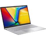 Asus Vivobook X1504VA-BQ5639NA,Intel Core 3 100U 1.2 GHz (10MB Cache, up to 4.7 GHz, 6 cores, 8 Threads), 15.6" FHD,(1920x1080),8GB DDR5 , SSD 256GB, Chiclet Keyboard with Num-key,No OS, Cool Silver,US, no adapter