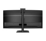 AOC CU34E4CW, 34" Curved 1500R, VA, WLED, 3440x1440@120Hz, 4ms GtG, 1ms MPRT, 350cd m/2, 3500:1, 50M:1 DCR, Adaptive Sync, FlickerFree, Anti-Blue Light, 5Wx2, Webcam 5MP, Tilt, Height Adjust, Swivel, 2xHDMI, DP, USB hub, KVM, RJ45