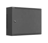 Lanberg TPR 10" & 19" Installation Enclosure with Mesh Plate 560 x 420 x 180 Black (Assembled)