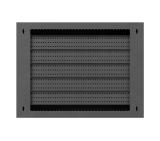 Lanberg TPR 10" & 19" Installation Enclosure with Mesh Plate 560 x 420 x 180 Black (Assembled)
