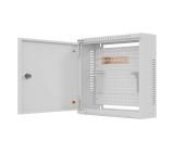 Lanberg TPR 10" Installation Enclosure with Mesh Plate 400 x 400 x 140 Grey (Assembled)