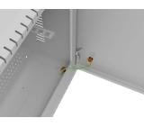 Lanberg TPR 10" Installation Enclosure with Mesh Plate 400 x 400 x 140 Grey (Assembled)