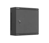 Lanberg TPR 10" Installation Enclosure with Mesh Plate 340 x 340 x 140 Black (Assembled)