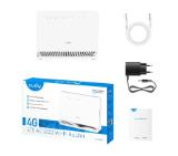 Cudy LT500E Wi-Fi 4G LTE Cat.4 Router AC1200 Wi-Fi build-in 4G LTE modem 4 10/100M RJ45 Ports Nano SIM Slot, 300Mbps at 2.4GHz + 867Mbps at 5GHz Internal antennas Cudy Mesh Support