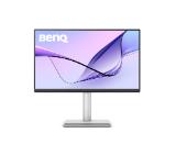 BenQ MA270UP 27" 4K Nano Gloss Monitor for MacBook, Show Mac Colors All Clarity, best color-matching monitor for all MacBook generations, 99% sRGB, 95% P3, Built-in Speakers, 2x HDMI (v2.0), USB C PD90W, Eye Care, ICCsync, 5.14 kg. SILVER-GREY