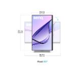 BenQ MA270UP 27" 4K Nano Gloss Monitor for MacBook, Show Mac Colors All Clarity, best color-matching monitor for all MacBook generations, 99% sRGB, 95% P3, Built-in Speakers, 2x HDMI (v2.0), USB C PD90W, Eye Care, ICCsync, 5.14 kg. SILVER-GREY