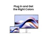 BenQ MA270UP 27" 4K Nano Gloss Monitor for MacBook, Show Mac Colors All Clarity, best color-matching monitor for all MacBook generations, 99% sRGB, 95% P3, Built-in Speakers, 2x HDMI (v2.0), USB C PD90W, Eye Care, ICCsync, 5.14 kg. SILVER-GREY