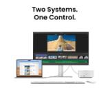 BenQ MA320UG 32" 4K 120Hz Nano Gloss Monitor for Mac Creators, Show Mac Colors in Fluid Motion, best color-matching for all MacBook gen, 99% sRGB, 98% P3, Built-in Speakers, 2x HDMI (v2.1), Thunderbolt 4 PD96W, Eye Care, ICCsync, 6.71 kg. SILVER-GREY
