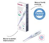 Beurer OT 20 BasalControl Basic - Ovulation thermometer; Suitable for oral & vaginal measurements; Can be disinfected, Waterproof, Measuring time: Up to 3 minutes