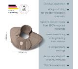 Beurer HK 165 Huggy Taupe Shoulder heat pad; Soft & cosy material; lithium-ion battery; Soothing heat for up to 4 h; Machine-washable at 30°C; 3 temp. settings