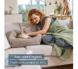 Beurer HD 72 Waffle Sage Green Heated overblanket; Soft and cuddly surface; Machine-washable at 30°C; 3 temp. settings; 1.7kg. Lightweight blanket