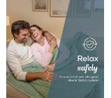 Beurer HD 72 Waffle Sage Green Heated overblanket; Soft and cuddly surface; Machine-washable at 30°C; 3 temp. settings; 1.7kg. Lightweight blanket