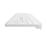 Natec Wireless Keyboard Tang US, BT+2.4GHz, Silent, Slim, White