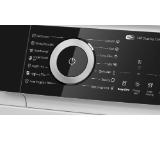 Bosch WQN246D1BY, SER6, Tumble dryer with heat pump 9kg B / B cond., 59dB, Self-Cleaning Condenser, drain set, white-blackgrey door, HC, Inclined direct touch display