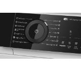 Bosch WQN246D0BY, SER6, Tumble dryer with heat pump 9kg B / B cond., 59dB, Self-Cleaning Condenser, drain set, white-blackgrey door, HC, Inclined direct touch display